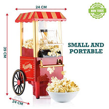 Carica l'immagine nel visualizzatore di Gallery, Gadgy Popcorn Machine - Retro Macchina Pop Corn Compatta, Aria Calda Senza... - Ilgrandebazar