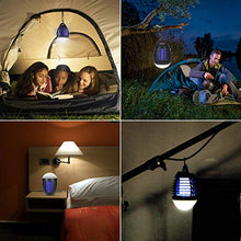 Carica l'immagine nel visualizzatore di Gallery, yipin Lampada Antizanzara Elettrica per Esterno&amp;Interno,2-in-1 Lampada...