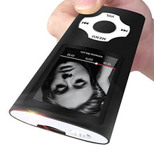 Carica l'immagine nel visualizzatore di Gallery, Mymahdi lettore portatile MP3 / MP4, nero con schermo da 1,8 pollici LCD e...
