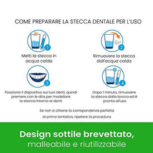 Carica l'immagine nel visualizzatore di Gallery, 2x OzDenta Bite Dentale Notturno Automodellante. Apparecchio anti Bruxismo -...