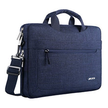 Carica l'immagine nel visualizzatore di Gallery, MOSISO Laptop Borsa a Spalla Compatibile con 13-13,3 Pollici, Blu Navy
