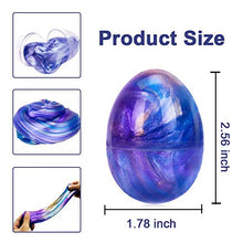 Carica l'immagine nel visualizzatore di Gallery, Luclay Galaxy Fluffy Slime 3pcs Colorful Soft Egg Stress Uovo - Ilgrandebazar