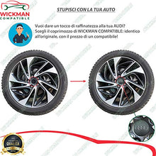 Carica l'immagine nel visualizzatore di Gallery, Set di 4 Tappi Coprimozzo compatibili per Audi – Grigio, 60 mm 60 mm, Grigio - Ilgrandebazar