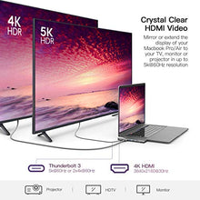 Carica l'immagine nel visualizzatore di Gallery, Hub USB C, 8 in 1 Adattatore C con Ethernet RJ45, HDMI 4K, 2 Porte USB...