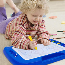 Carica l'immagine nel visualizzatore di Gallery, SGILE Grande Lavagna Magnetica per Bambini 2, 3, 4 Anni, Lavagnetta Blu - Ilgrandebazar