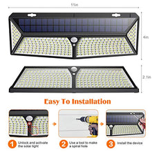 Carica l'immagine nel visualizzatore di Gallery, Luci Solari Esterno,【288LED-USB Ricaricabile】VOOE Lampade a led da...