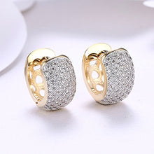 Carica l'immagine nel visualizzatore di Gallery, Orecchini a cerchio larghi e piccoli per donne e ragazze, in oro 14 K, con...