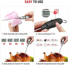 Carica l'immagine nel visualizzatore di Gallery, ThermoPro TP02S Termometro da Cucina Digitale a Lettura Istantanea con 5.35"... - Ilgrandebazar