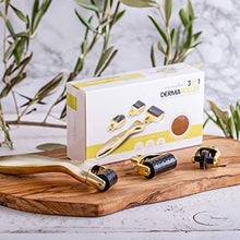 Carica l'immagine nel visualizzatore di Gallery, DERMAROLLER 3 in 1 – Micro aghi da 0.5mm per Viso e Corpo – 3 Derma Roller - Ilgrandebazar