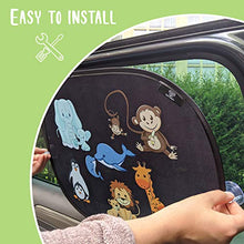 Carica l'immagine nel visualizzatore di Gallery, Fluffy's World Tendine parasole Auto bambini - tendina auto -con...