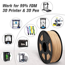 Carica l'immagine nel visualizzatore di Gallery, SUNLU 3D Printer Filament PLA, 1.75mm PLA Wood Filament, Printing