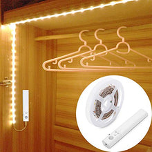 Carica l'immagine nel visualizzatore di Gallery, 1.5M 45LED Luce LED da guardaroba con sensore di movimento, OriFiil 150cm - Ilgrandebazar