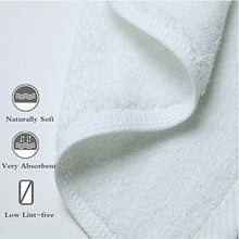 Carica l'immagine nel visualizzatore di Gallery, SUMC Asciugamano per il viso in cotone Set Asciugamani bucato Bianco - Ilgrandebazar