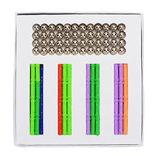 Carica l'immagine nel visualizzatore di Gallery, McDou Bastoncini magnetici, magnetici e Sfere 140PCS, Bastoncini... - Ilgrandebazar