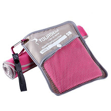 Carica l'immagine nel visualizzatore di Gallery, Syourself microfibra sport e viaggi towel- XL: 183cm x 81cm, 1 Pack, Hot Pink