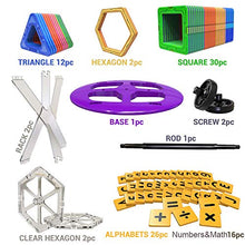 Carica l'immagine nel visualizzatore di Gallery, Desire Deluxe 94 Pezzi Costruzioni Magnetiche per Bambini Gioco Educativo e... - Ilgrandebazar