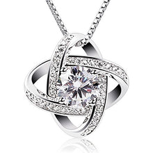 Carica l'immagine nel visualizzatore di Gallery, B.Catcher Collana con pendenti gemelli in zircone cubico ed argento 925 - Ilgrandebazar