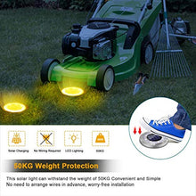 Carica l'immagine nel visualizzatore di Gallery, LED Luce Solari Giardino Esterno,MUZEY 4 Pezzi 8Led Lampada Solare da...