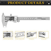 Carica l'immagine nel visualizzatore di Gallery, Calibro Digitale - JUNING Caliper metrico da 150mm elettronico in acciaio A - Ilgrandebazar