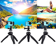 Carica l'immagine nel visualizzatore di Gallery, Mini treppiede con supporto per cellulare, rotazione a 360°, Rosso
