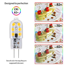 Carica l'immagine nel visualizzatore di Gallery, Vicloon G4 LED Lampadina, 6 Pezzi 1.8W AC/DC12-24V Lampadina Trasparente
