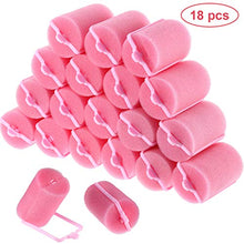 Carica l'immagine nel visualizzatore di Gallery, 18 Pezzi Spugna Capelli Bigodini 40 mm Schiuma Morbida Styling... - Ilgrandebazar