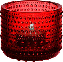 Carica l'immagine nel visualizzatore di Gallery, Iittala 1014351 Kastehelmi Wind Luce, 6,4 cm, Colore: Rosso Standard, Rot - Ilgrandebazar