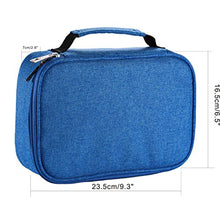 Carica l'immagine nel visualizzatore di Gallery, AMGOMH Astuccio Matite 72 Slot Ampia Capacità Porta Penne Tasca Custodia Blu