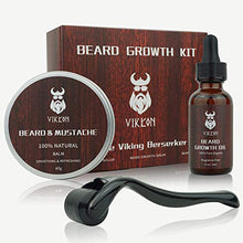 Carica l'immagine nel visualizzatore di Gallery, Derma Roller - Kit per la crescita della barba, Dermaroller con 540 aghi,...