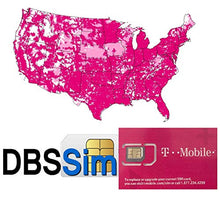 Carica l'immagine nel visualizzatore di Gallery, DBS - SIM riutilizzabile per USA, chiamate illimitate, messaggi e 4G 5 Days