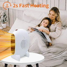 Carica l'immagine nel visualizzatore di Gallery, BAOKUA Termoventilatore Elettrico, compatto a bassa Bianco - Ilgrandebazar
