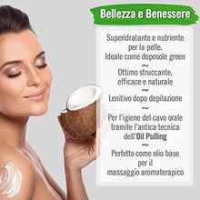 Carica l'immagine nel visualizzatore di Gallery, Olio di Cocco Biologico Premium 500ml - Puro al 100% - Crudo e Spremuto a...