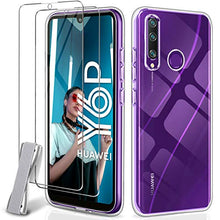 Carica l'immagine nel visualizzatore di Gallery, YNMEacc Cover per Huawei Y6p Custodia, Trasparente Custodia Sottile Silicone...