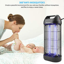 Carica l'immagine nel visualizzatore di Gallery, BACKTURE Zanzariera Elettrica, 18W UV Lampada Antizanzare con Cassetto...