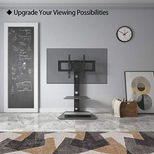 Carica l'immagine nel visualizzatore di Gallery, 1home Supporto Cantilever in Vetro per Televisione con Staffa 2 scaffali - Ilgrandebazar