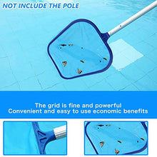 Carica l'immagine nel visualizzatore di Gallery, Professionale Skimmer per Piscina + Rete a Maglia Fine + Telaio Robusto Blu 1