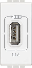 Carica l'immagine nel visualizzatore di Gallery, Bticino Livinglight Caricatore USB con Tensione 5 Vd.C, Bianco