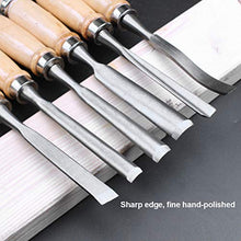 Carica l'immagine nel visualizzatore di Gallery, TIMESETL 12 scalpelli per Legno + 2 Lime + 4 Pezzi di Olio Pietra,... - Ilgrandebazar