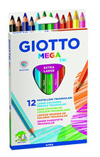 Carica l'immagine nel visualizzatore di Gallery, Giotto 220600 - Gio Mega-Tri Astuccio 12 Maxi Pastelloni Colorati - Ilgrandebazar