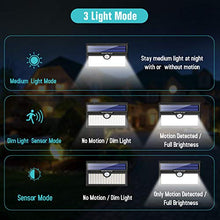 Carica l'immagine nel visualizzatore di Gallery, Luci Solari Esterno, HETP 78 LED Super Luminosa Lampada Solare con Sensore...