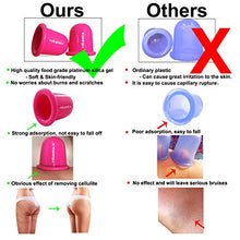 Carica l'immagine nel visualizzatore di Gallery, yokamira 2 Pcs Coppetta Anticellulite in Silicone, Cupping Anti Rosa - Ilgrandebazar