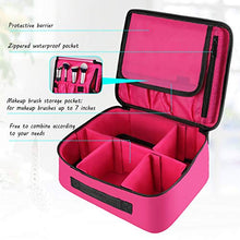 Carica l'immagine nel visualizzatore di Gallery, DIMJ Porta Trucchi da Viaggio, Borsa Trucco Professionale Beauty Case Rosa