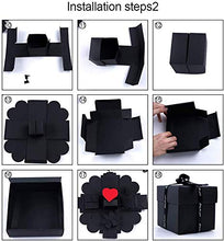 Carica l'immagine nel visualizzatore di Gallery, QLG&amp;S Esplosione Box Scatola Foto Regalo San Valentino sty1