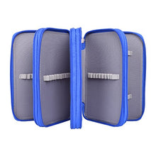 Carica l'immagine nel visualizzatore di Gallery, Newcomdigi Astuccio per 72 Matite Portapenne Scuola Elementari Blu