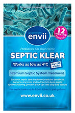 Carica l'immagine nel visualizzatore di Gallery, Envii Septic Klear – Trattamento Fossa Biologica - 12 Pastiglie 12 Tablets