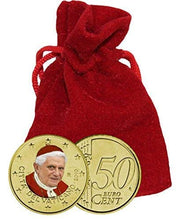 Carica l'immagine nel visualizzatore di Gallery, IMPACTO COLECCIONABLES Monete del Vaticano, 50 Centesimi Benedetto XVI... - Ilgrandebazar