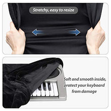 Carica l'immagine nel visualizzatore di Gallery, Copertina del pianoforte, Estensibile Velluto Copertura 88keys-new - Ilgrandebazar