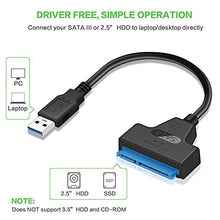 Carica l'immagine nel visualizzatore di Gallery, GeekerChip Adattatore USB 3.0 a SATA, Convertitore e Esterno a SATA...