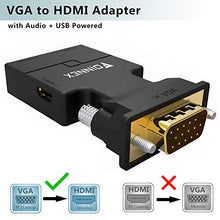 Carica l'immagine nel visualizzatore di Gallery, Adattatore da VGA a HDMI, Convertitore HDMI con a