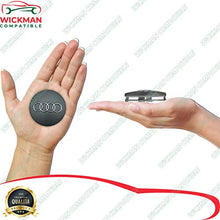 Carica l'immagine nel visualizzatore di Gallery, Set di 4 Tappi Coprimozzo compatibili per Audi – Grigio, 60 mm 60 mm, Grigio - Ilgrandebazar